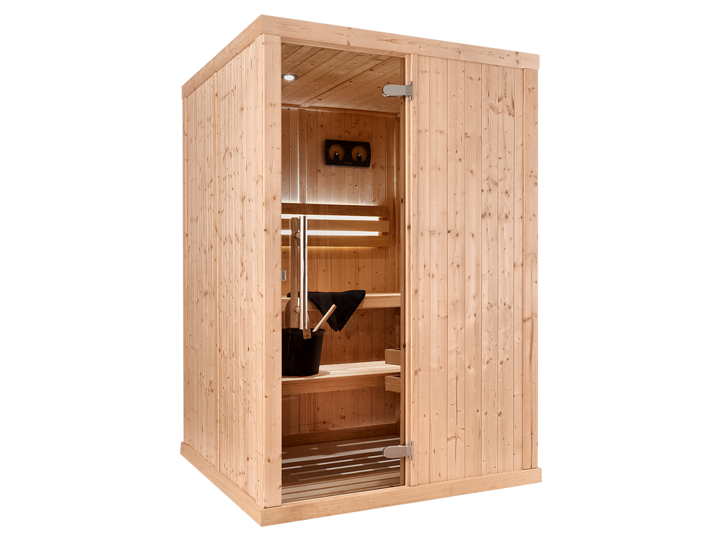 3 Person Square Indoor Finnish Sauna