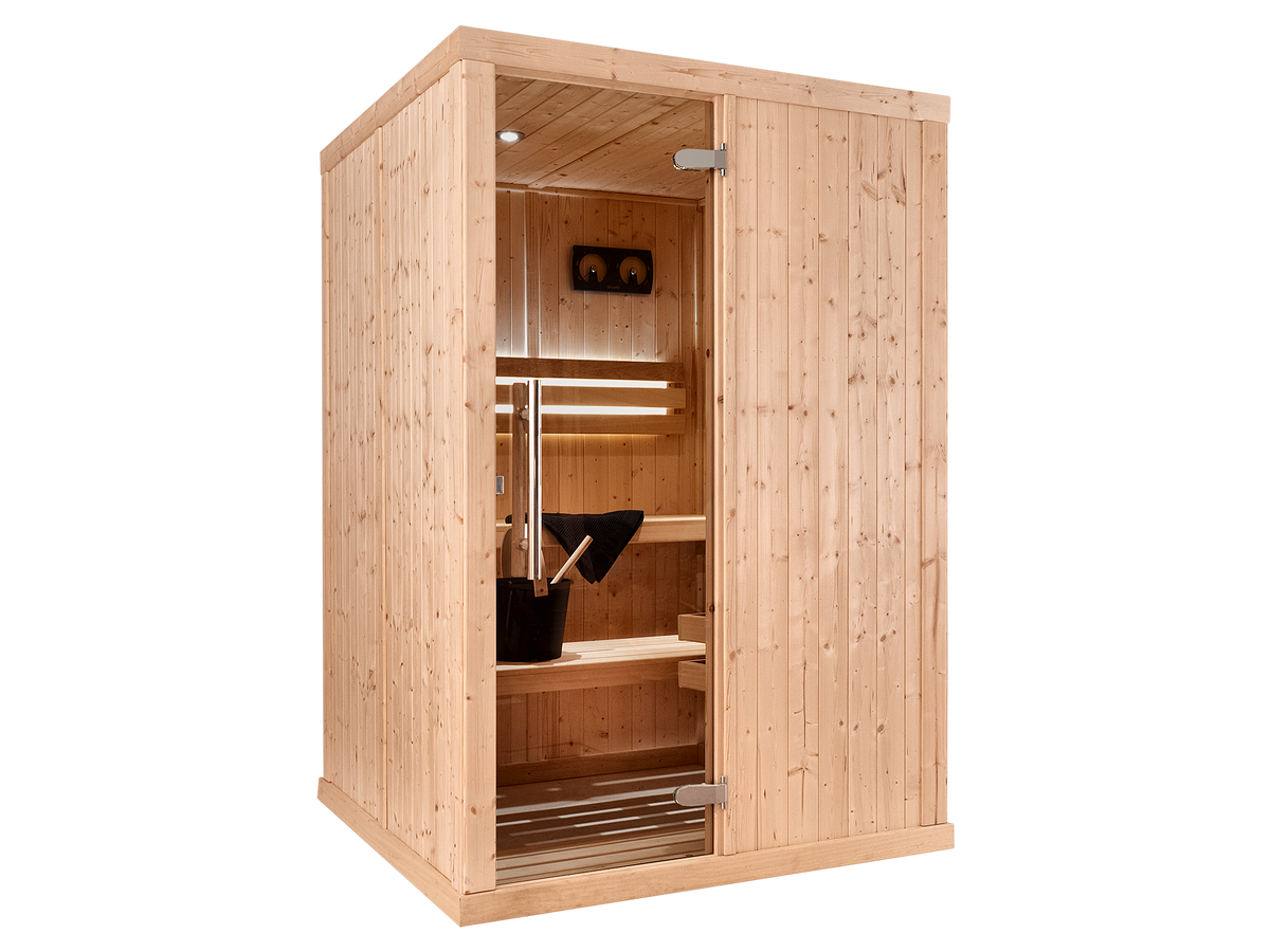 3 Person Square Indoor Finnish Sauna