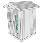 3 Person Thermowood Garden Sauna