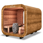 4–6 Person Outdoor Sauna with Changing Room