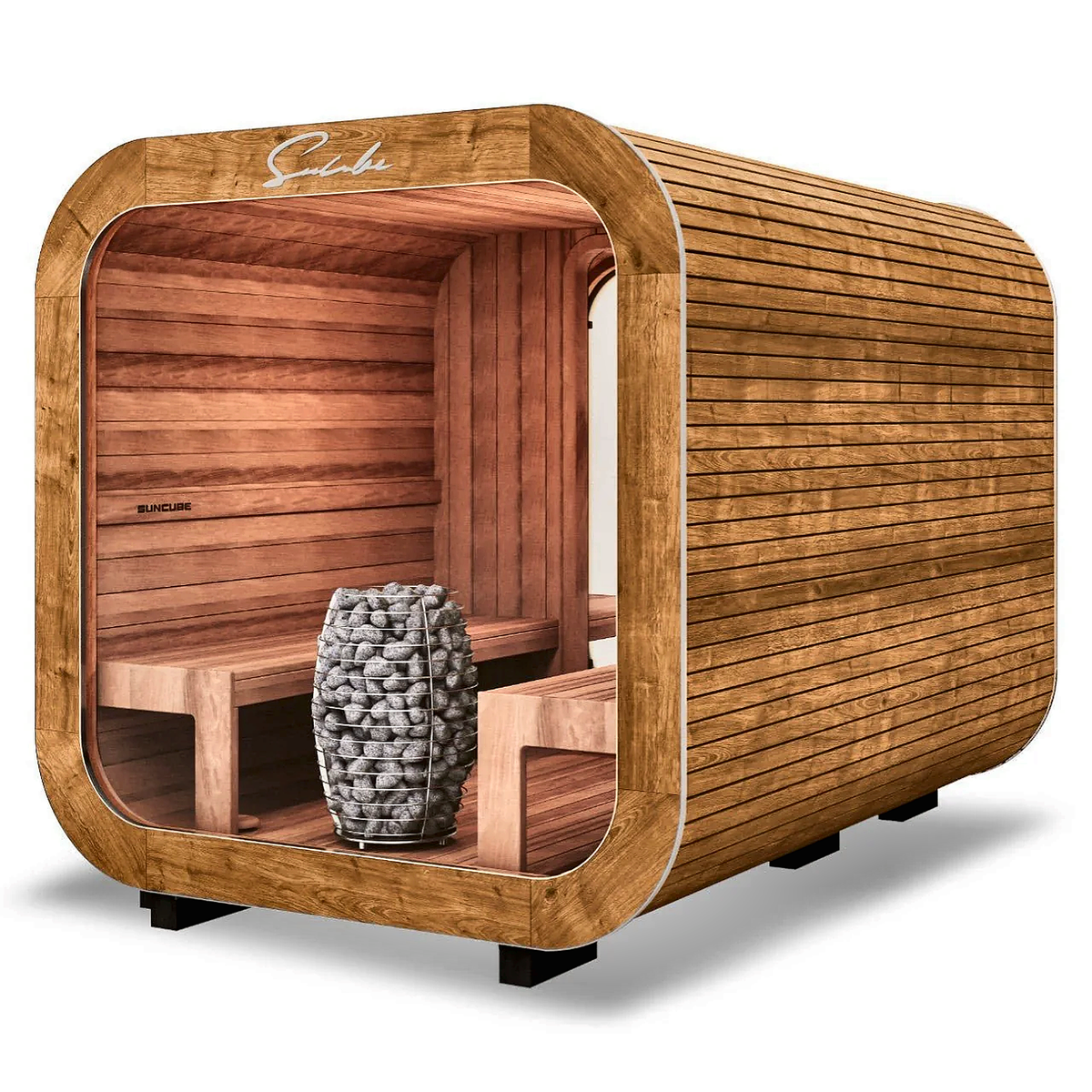 4–6 Person Outdoor Sauna with Changing Room