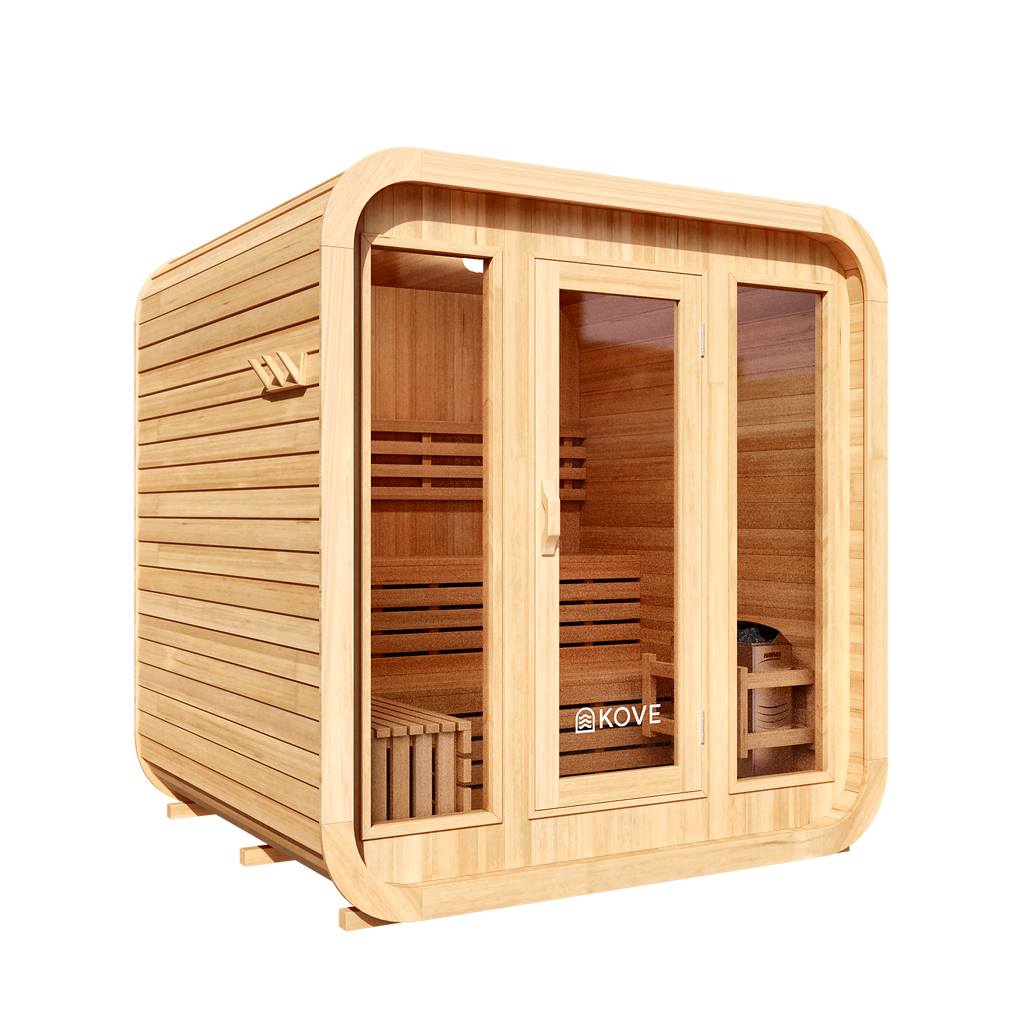 Premium Cube Sauna by Cartvora — 3–4 Person