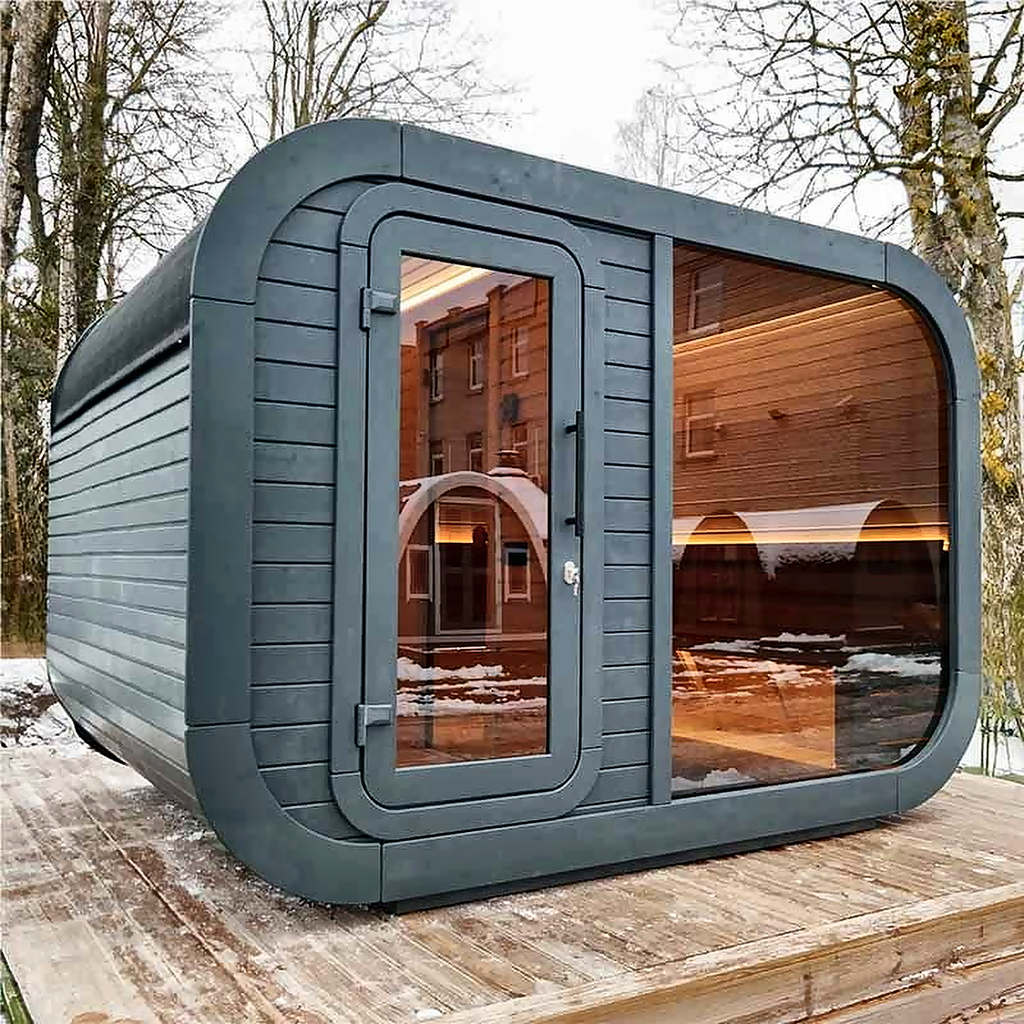 Outdoor Sauna — 6–8 Person with Changing Room