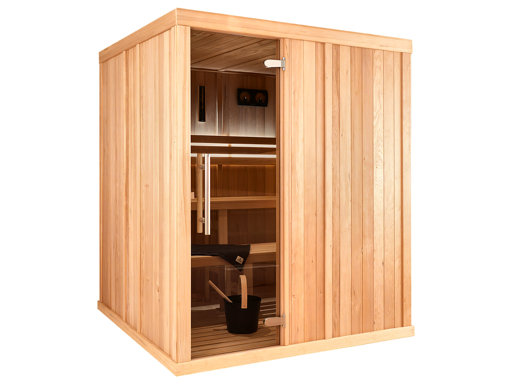 4 Person Square Indoor Traditional Finnish Sauna