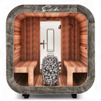 4–6 Person Outdoor Sauna with Changing Room