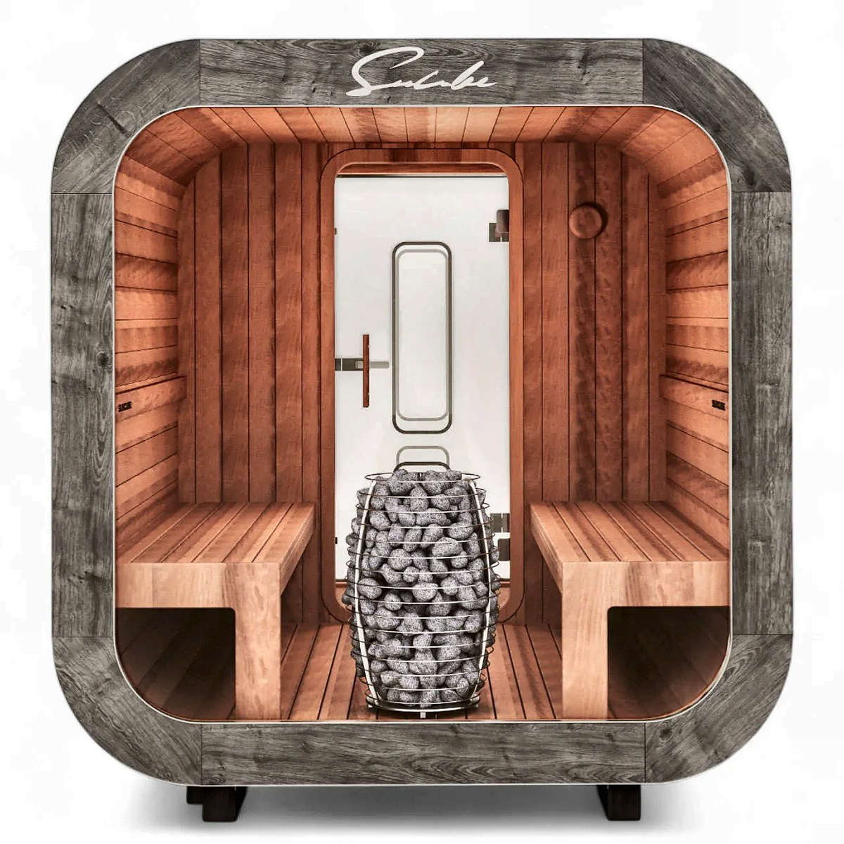 4–6 Person Outdoor Sauna with Changing Room