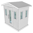 4 Person Thermowood Garden Sauna
