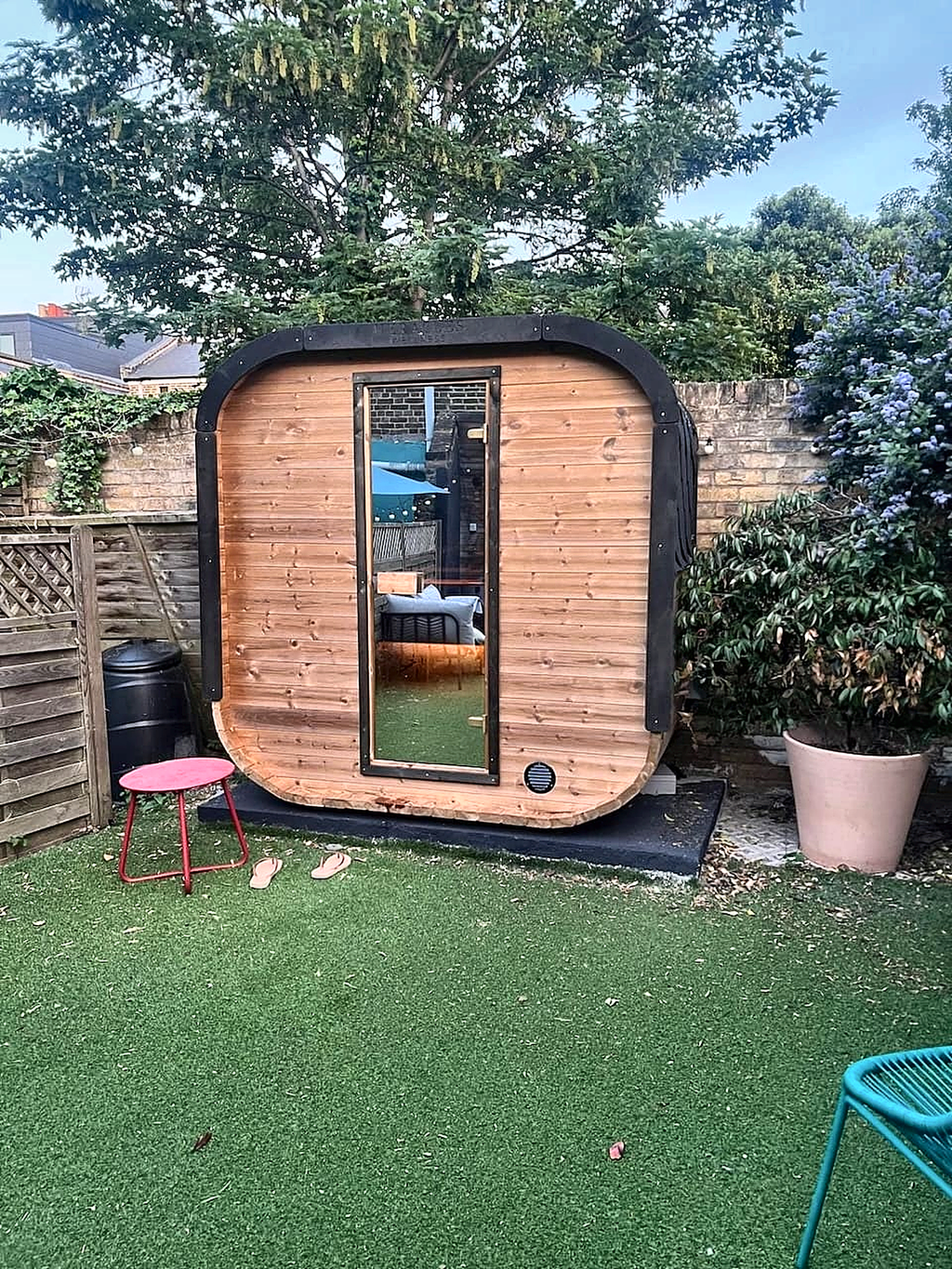 2 Person Compact Thermowood Outdoor Sauna