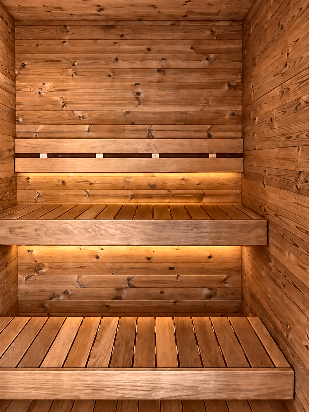 2 Person Indoor Traditional Sauna with Thermo Pine Walls