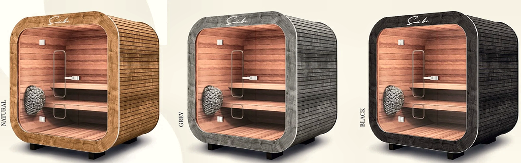 2–4 Person Compact Outdoor Sauna