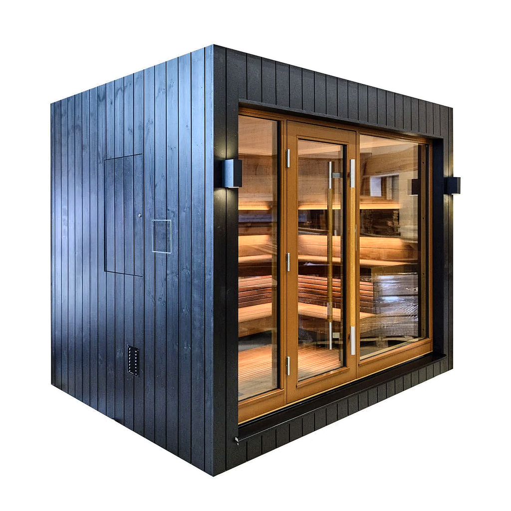5 Person Thermo-Aspen Outdoor Sauna Cabin