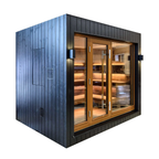 5 Person Thermo-Aspen Outdoor Sauna Cabin