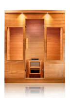 Serene Indoor Sauna — 3–4 Person Hemlock