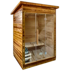 2 Person Compact Traditional Outdoor Sauna Cabin