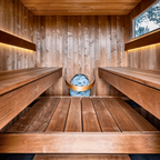 4–6 Person Nordic Outdoor Sauna with Opposing Benches
