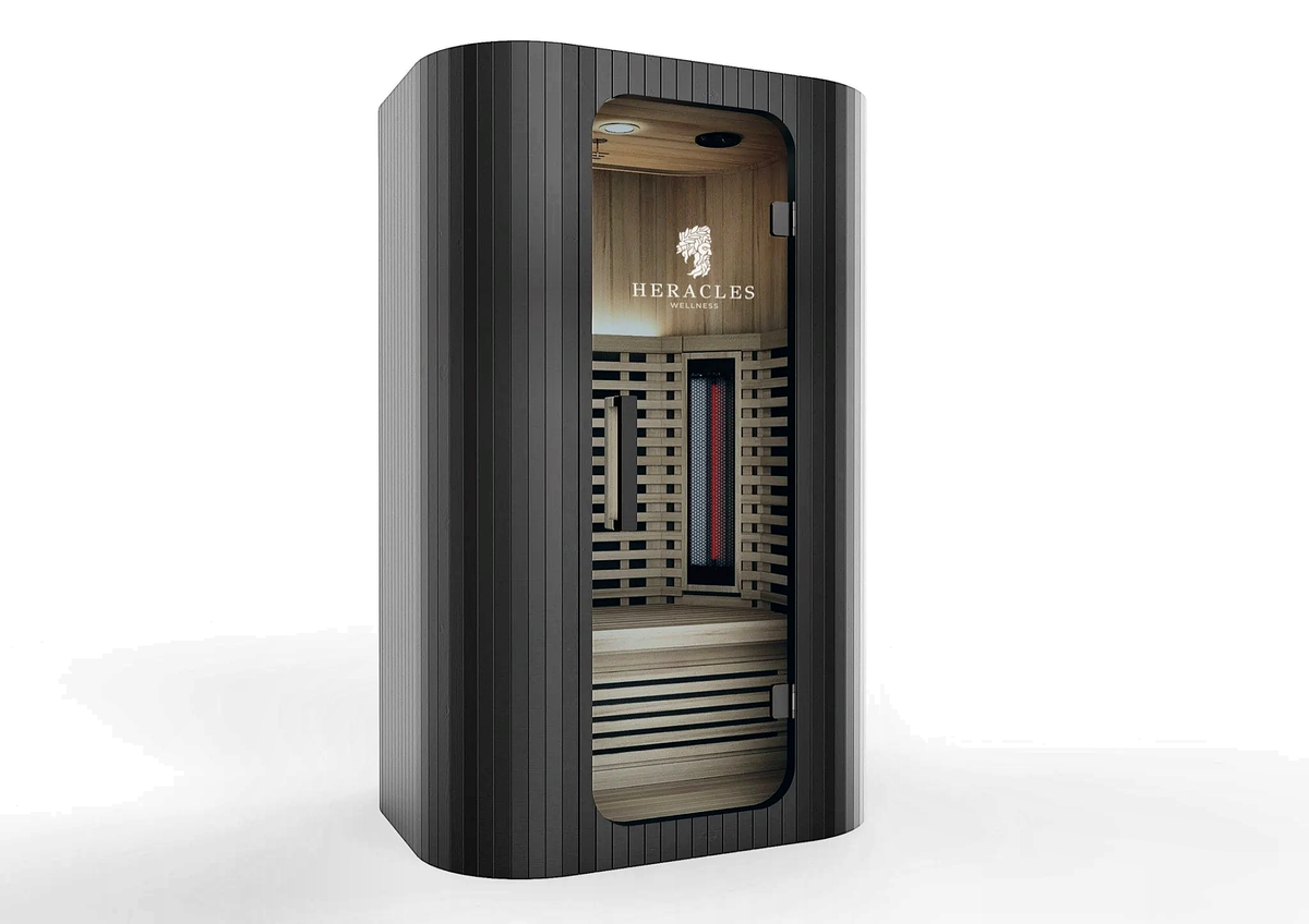 2 Person Full Spectrum Infrared Sauna with Red Light Panel