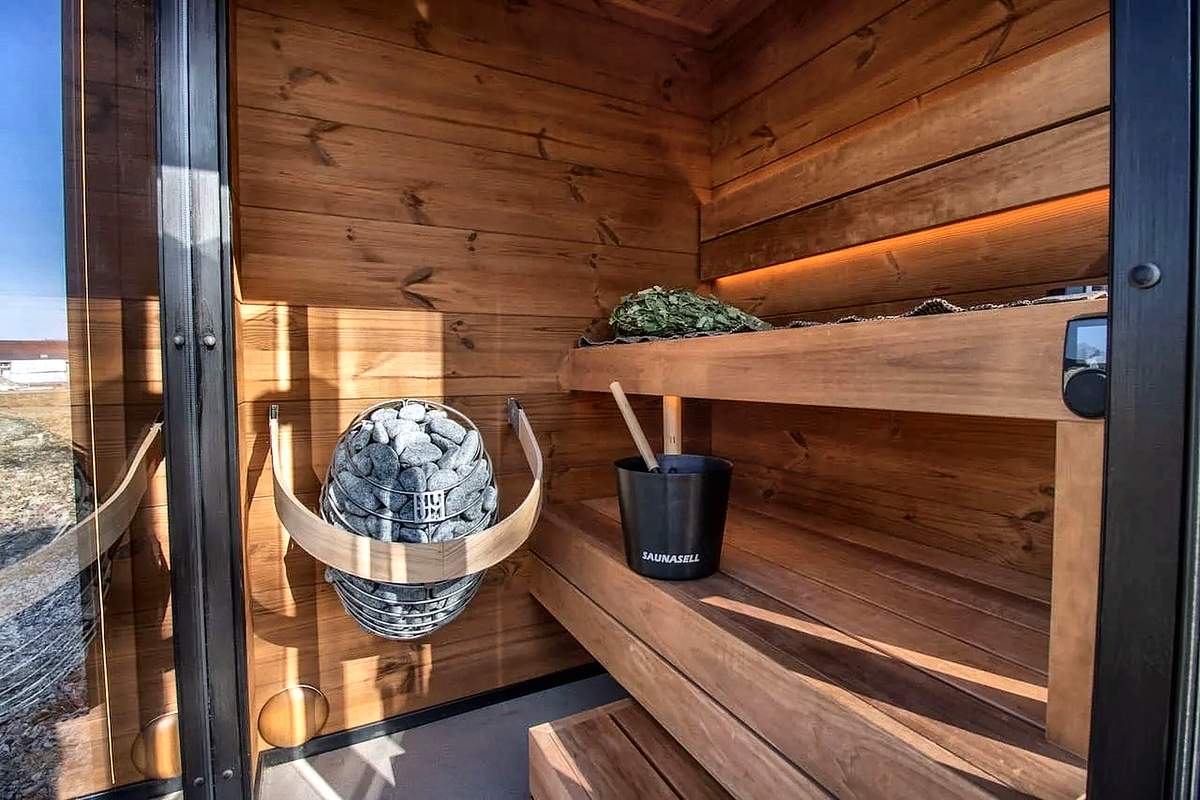 2 Person Premium Thermowood Outdoor Sauna