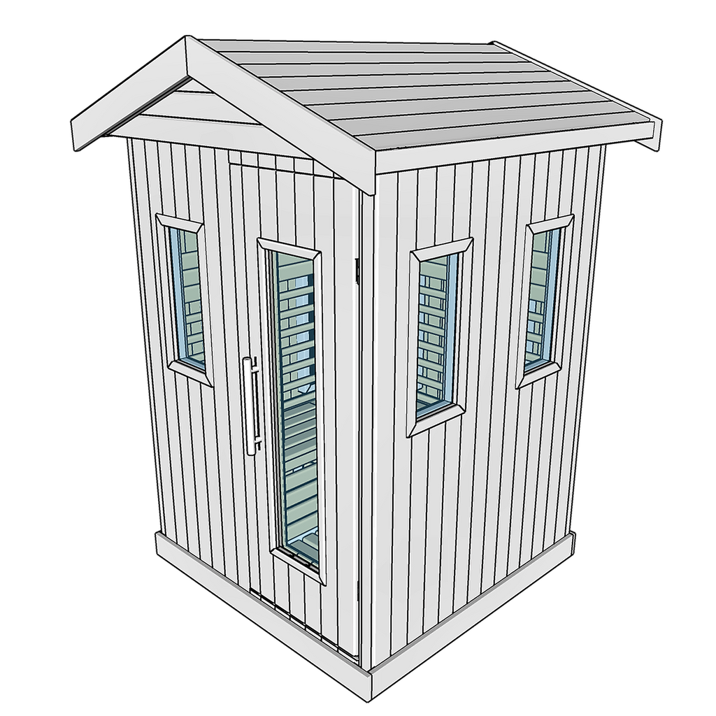 2–3 Person Outdoor Infrared Sauna