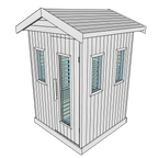 2–3 Person Outdoor Infrared Sauna