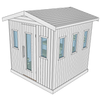 6 Person Thermowood Garden Sauna