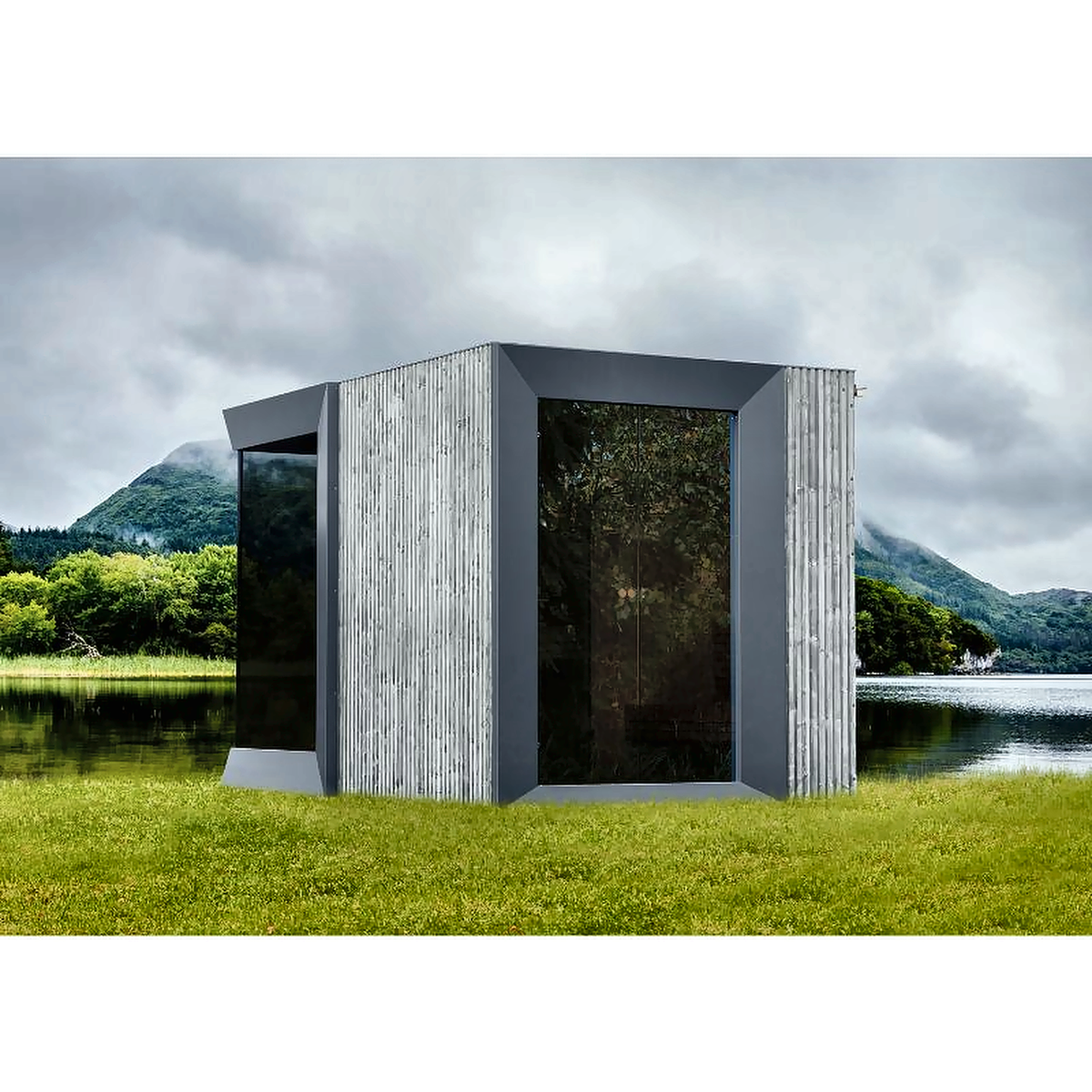 Outdoor Sauna — 5 Person with Changing Room