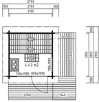 Traditional Wooden Garden Sauna