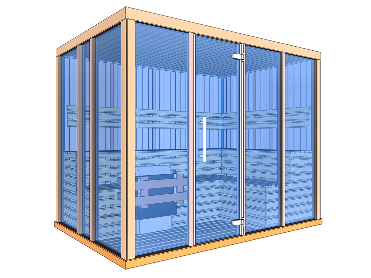 5 Person Large Indoor Traditional Finnish Sauna