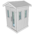 3 Person Thermowood Garden Sauna