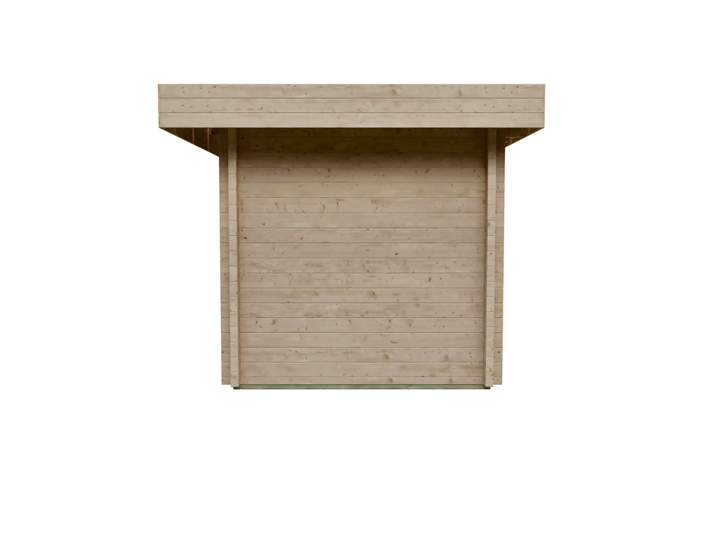 4 Person Nordic Outdoor Sauna Cabin with Changing Room
