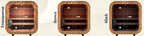 2–4 Person Compact Outdoor Sauna