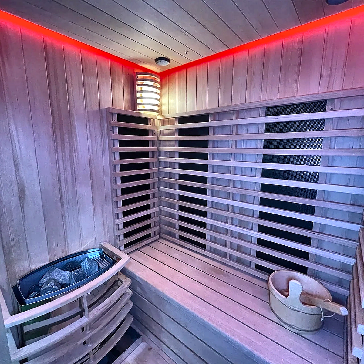 3–4 Person Modern Modular Outdoor Sauna