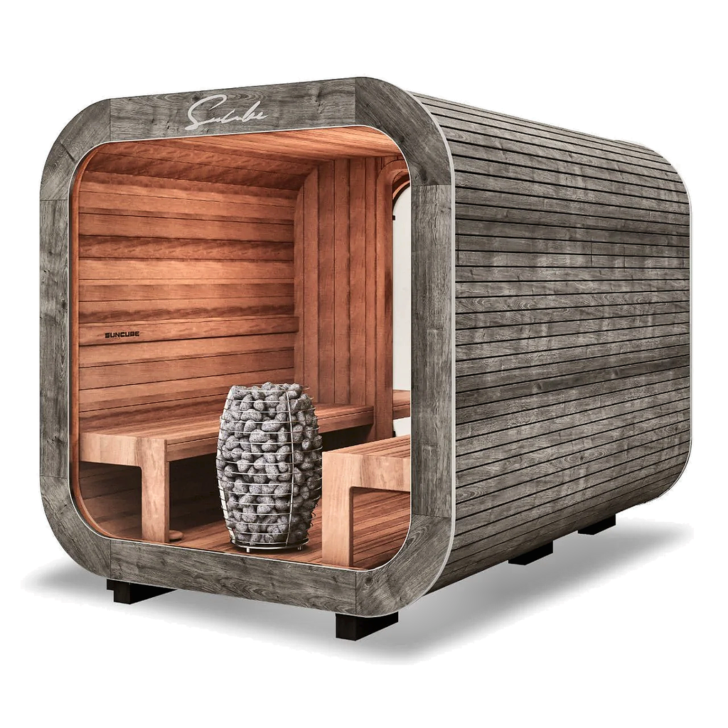4–6 Person Outdoor Sauna with Changing Room