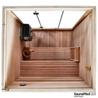 6 Person Traditional Hemlock Indoor Sauna