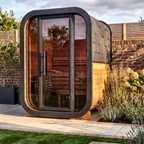 Small Rounded Outdoor Sauna Cabin