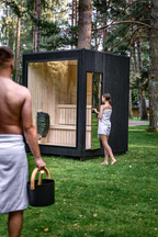 4 Person Premium Outdoor Sauna Cabin
