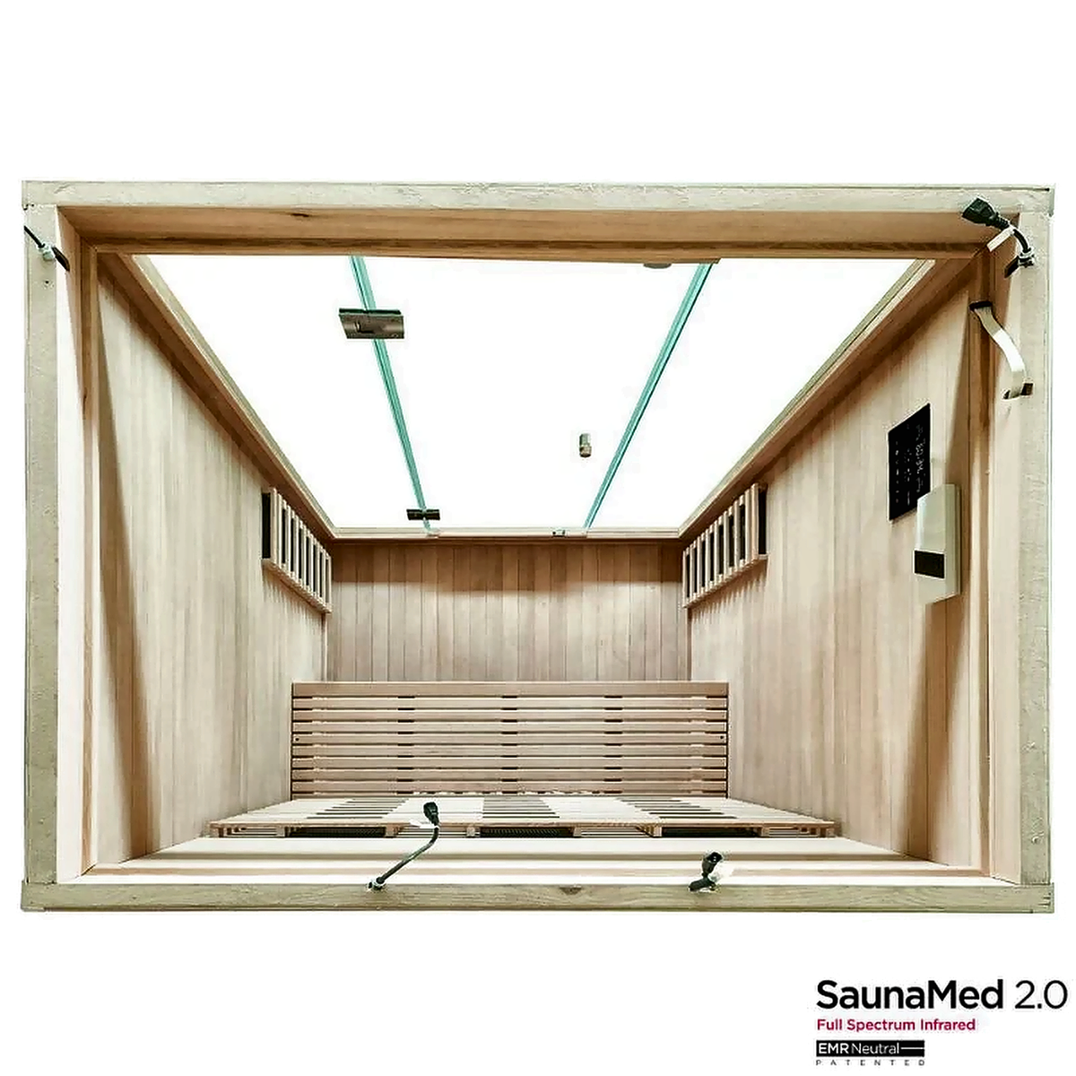 3 Person Full Spectrum Infrared Hemlock Sauna