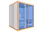 4 Person Square Indoor Traditional Finnish Sauna