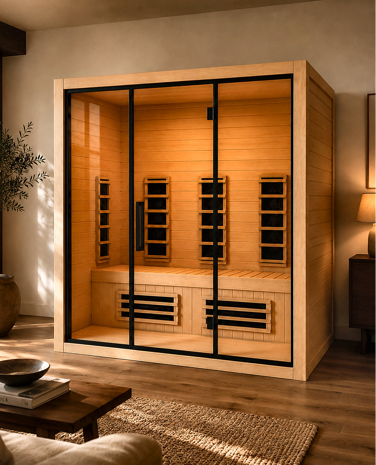 Aura 220 by Cartvora — 3 Person Infrared Sauna