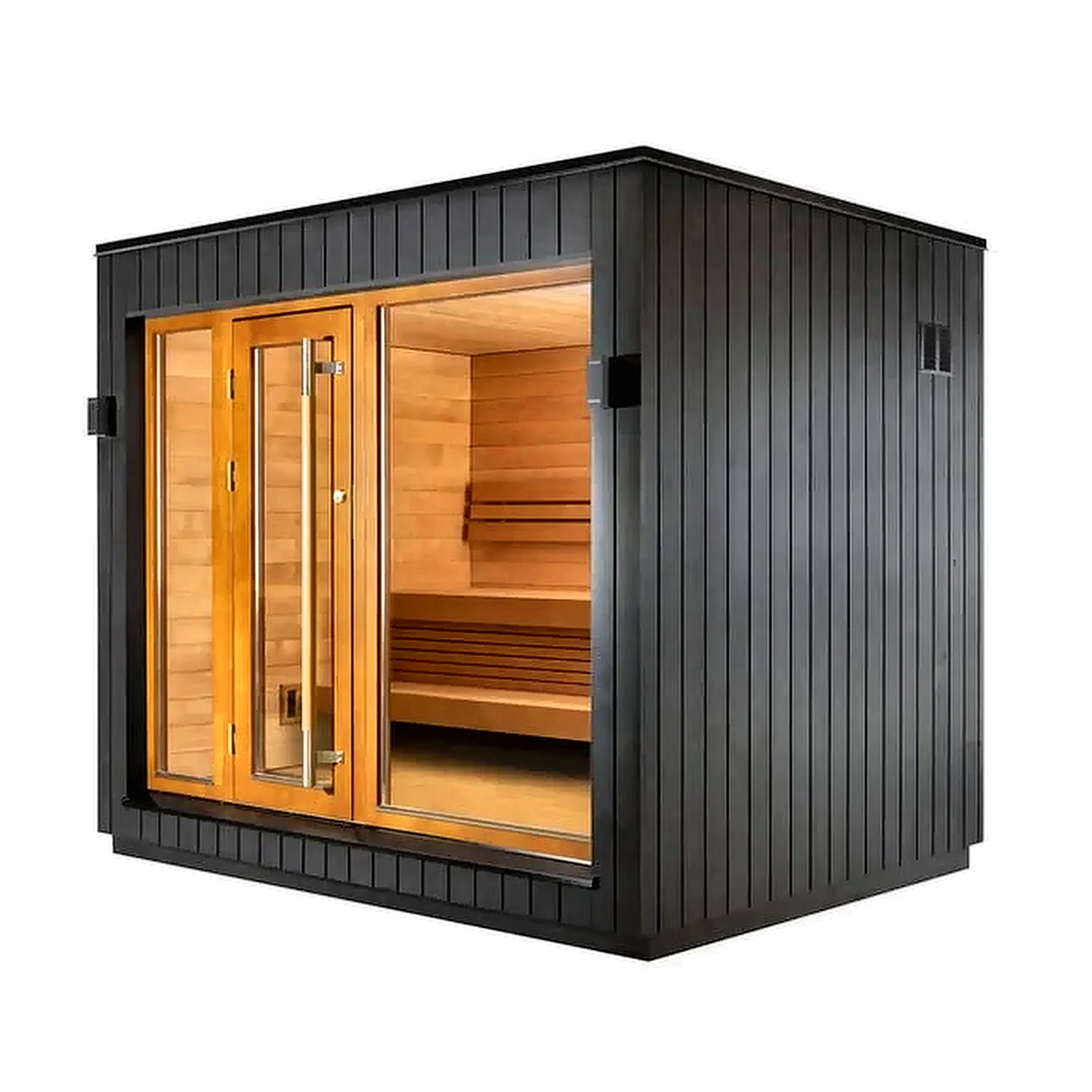 5 Person Thermo-Aspen Outdoor Sauna Cabin