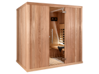 4 Person Indoor Infrared Sauna with Parallel Benches