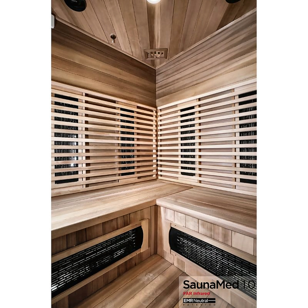 SaunaMed by Cartvora — 4–5 Person Luxury FAR Infrared Sauna