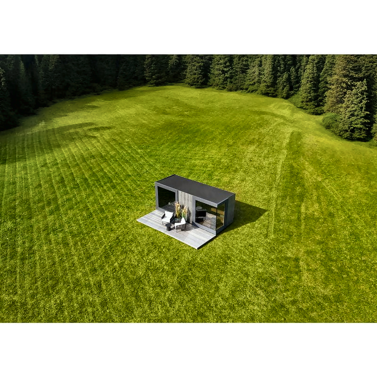 5 Person Outdoor Sauna with Shower