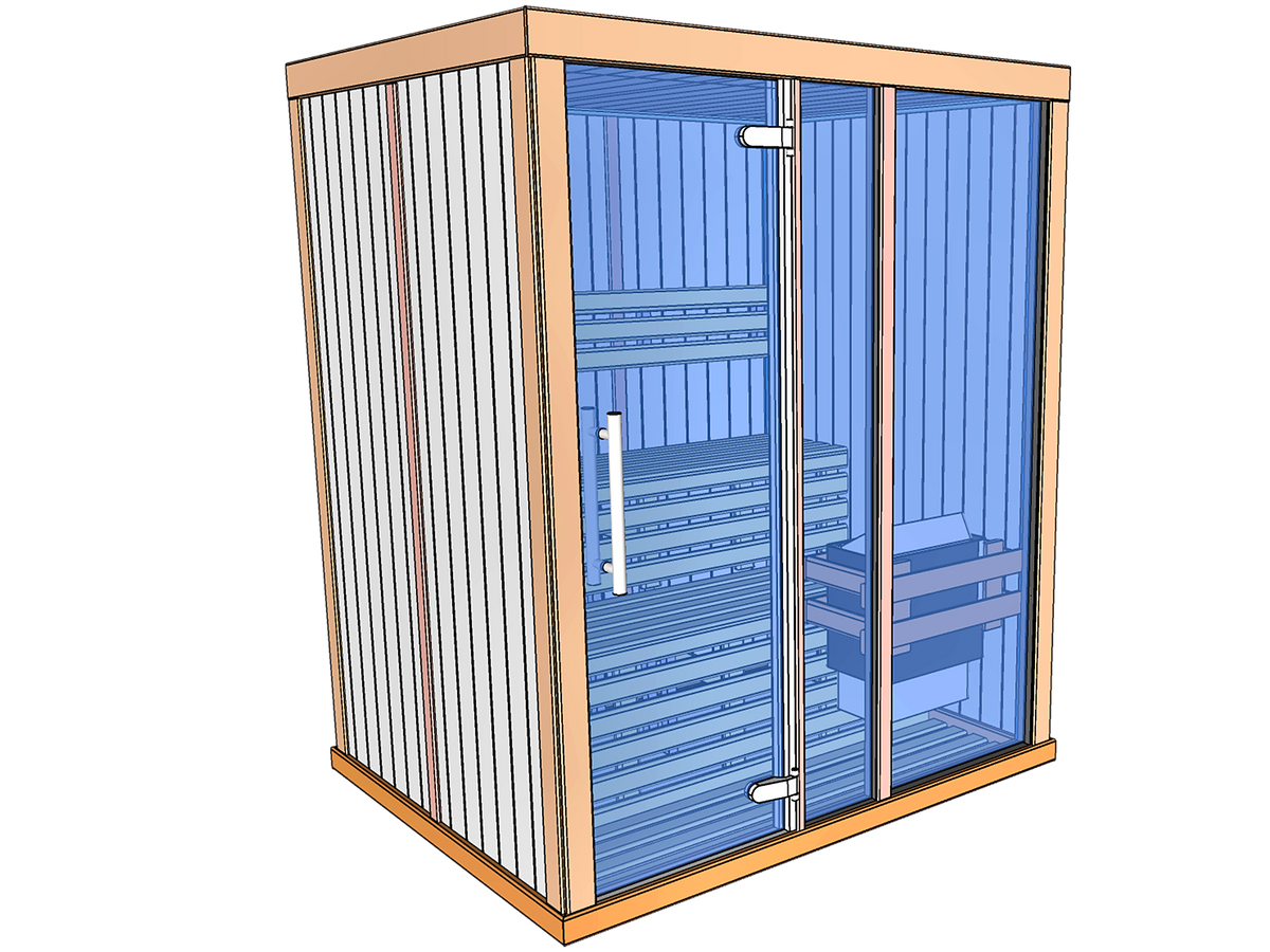 3 Person Spacious Indoor Finnish Sauna
