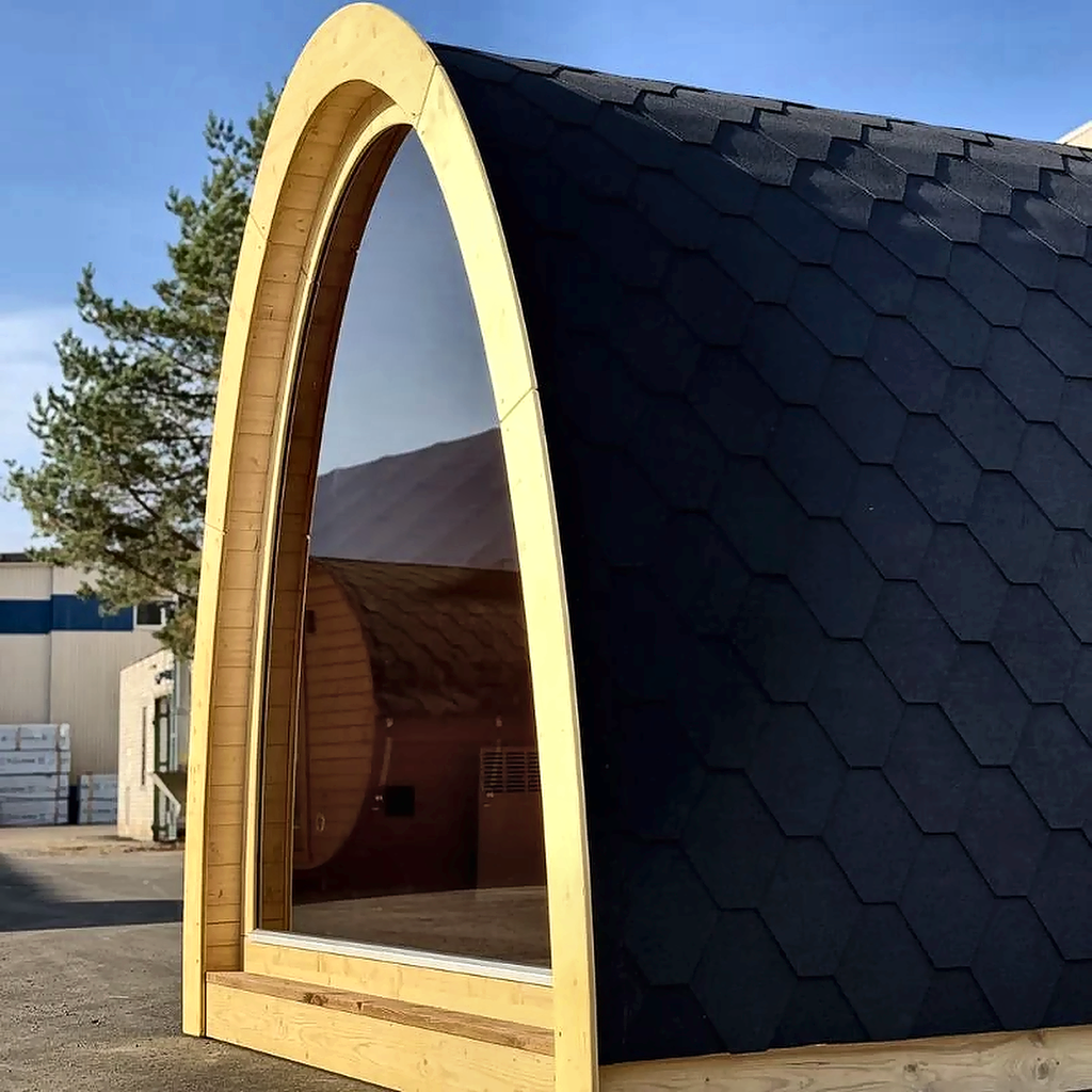 5–6 Person Outdoor Sauna Cabin with Flexible Heating