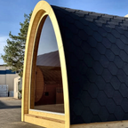 5–6 Person Outdoor Sauna Cabin with Flexible Heating