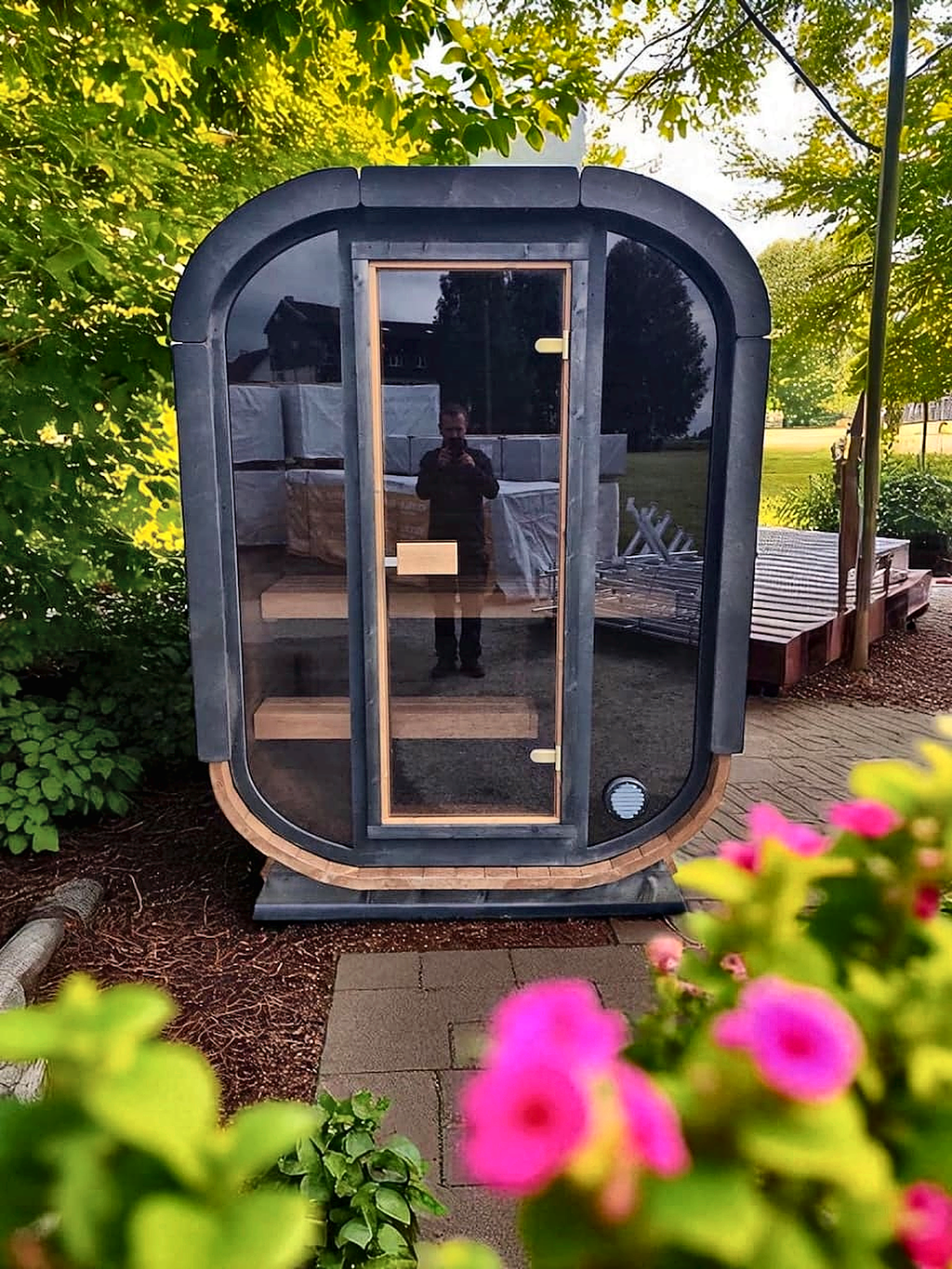 1–2 Person Compact Traditional Outdoor Sauna
