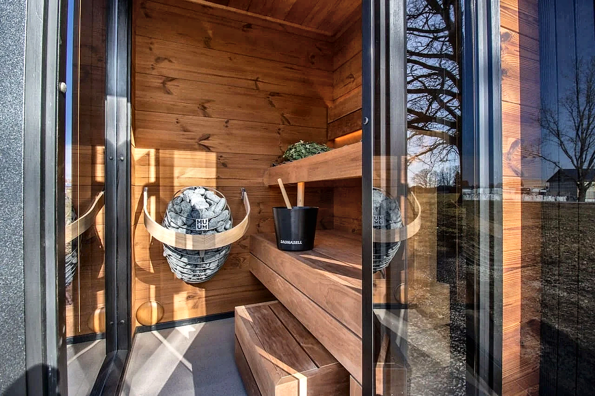 2 Person Premium Thermowood Outdoor Sauna