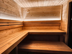 4–5 Person Compact Corner Outdoor Sauna