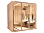 4 Person Indoor Infrared Sauna with Parallel Benches