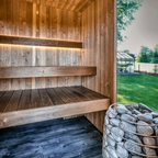 3–4 Person Modern CLT Outdoor Sauna with 9kW Heater